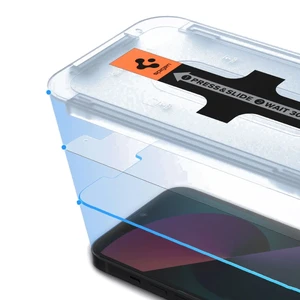 Защитное стекло Spigen EZ FIT GLAS.tR для iPhone 14 | 13 | 13 Pro (2 шт.) - Фото 3