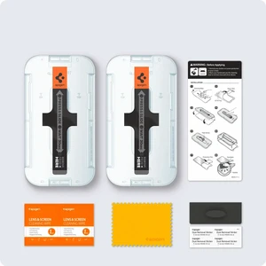 Защитное стекло Spigen EZ FIT GLAS.tR для iPhone 14 | 13 | 13 Pro (2 шт.) - Фото 8