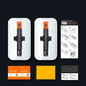 Защитное стекло Spigen EZ FIT GLAS.tR для iPhone 14 Plus | 13 Pro Max (2 шт.) - Фото 6