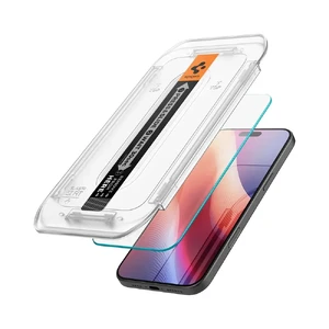 Захисне скло з рамкою для поклейки Spigen EZ FIT Glas.tR для iPhone 16 Pro Max (2 шт.)