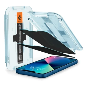 Захисне скло-антишпигун Spigen EZ FIT GLAS.tR Privacy для iPhone 13 mini (2 шт.) - Фото 2