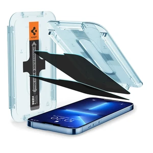 Захисне скло-антишпигун Spigen EZ FIT GLAS.tR Privacy для iPhone 14 Plus | 13 Pro Max (2 шт.) - Фото 2