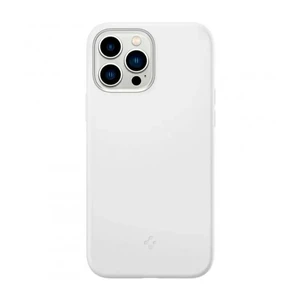 Силиконовый чехол-накладка Spigen Silicone Fit White для iPhone 13 Pro Max - Фото 2