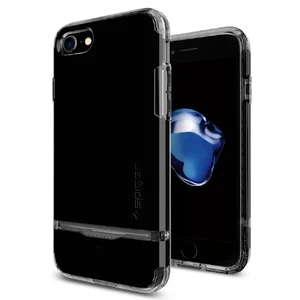 Чохол Spigen Flip Armor Jet Black для iPhone SE 3 | SE 2 | 8 | 7  - Фото 1