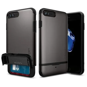 Чехол Spigen Flip Armor Gunmetal для iPhone 7 Plus | 8 Plus - Фото 2