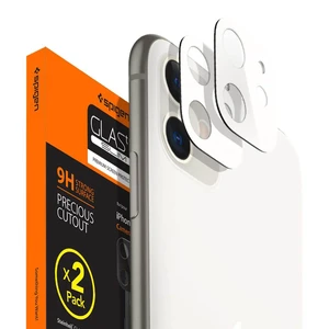 Захисне скло на камеру Spigen Full Cover Camera Lens Screen Protector White для iPhone 11 (2 шт.) - Фото 2