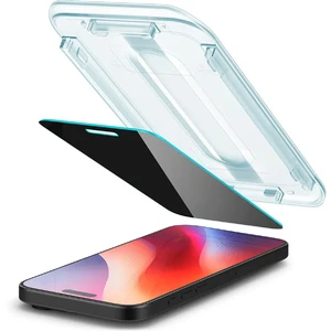 Прозоре захисне скло з аплікатором Spigen Glas.tr Privacy EZ Fit для iPhone 16 Pro - Фото 2