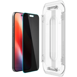 Прозоре захисне скло з аплікатором Spigen Glas.tr Privacy EZ Fit для iPhone 16 Pro - Фото 5
