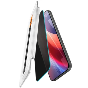 Прозоре захисне скло з аплікатором Spigen Glas.tr Privacy EZ Fit для iPhone 16 Pro - Фото 7