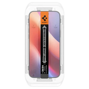 Прозоре захисне скло з аплікатором Spigen Glas.tr Privacy EZ Fit для iPhone 16 Pro - Фото 8