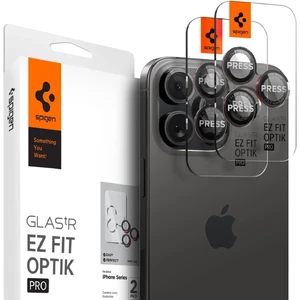 Чорно-червоне скло на камеру Spigen Glas.tR Ez Fit Optik Pro для iPhone 16 Pro Max
