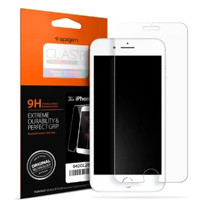 Защитное стекло Spigen GLAS.tR SLIM HD для iPhone SE 3 | SE 2 | 8 | 7 (2 стекла) - Фото 2