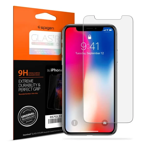 Захисне скло Spigen GLAS.tR SLIM HD для iPhone 11 Pro | X | XS у Рівному