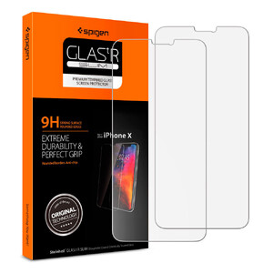 Купить Защитное стекло Spigen GLAS.tR SLIM для iPhone 11 Pro | X | XS (2 стекла)