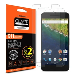 Защитное стекло Spigen GLAS.tR SLIM для Huawei Nexus 6P (2 стекла) - Фото 2