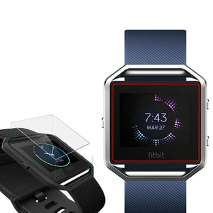 Защитное стекло Spigen GLAS.tR SLIM для часов Fitbit Blaze (3 стекла) - Фото 4