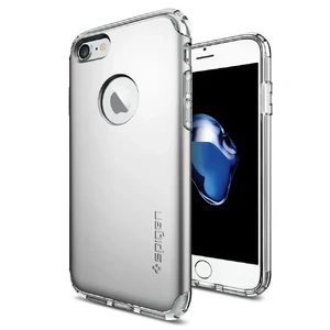 Чохол Spigen Hybrid Armor Satin Silver для iPhone 7 | 8 042CS20694 - Фото 1