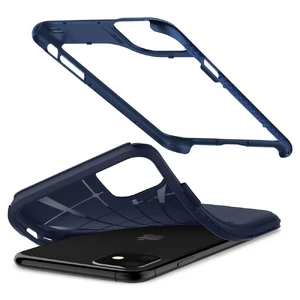 Чохол Spigen Hybrid NX Navy Blue для iPhone 11 - Фото 6