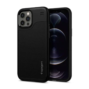 Чорний силіконовий чохол Spigen Hybrid NX для iPhone 12 | 12 Pro - Фото 2