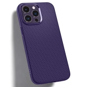 Захисний чохол Spigen Liquid Air Deep Purple для iPhone 14 Pro Max - Фото 10