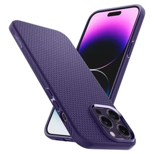 Захисний чохол Spigen Liquid Air Deep Purple для iPhone 14 Pro Max - Фото 6