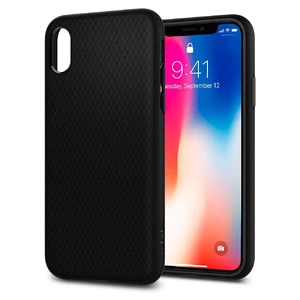 Чехол Spigen Liquid Air Matte Black для iPhone X | XS - Фото 2