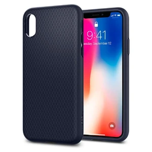 Чехол Spigen Liquid Air Midnight Blue для iPhone X | XS - Фото 2
