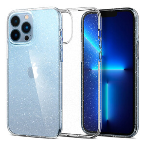 Купить Прозорий захисний чохол Spigen Liquid Crystal Glitter Crystal Quartz для iPhone 13 Pro Max