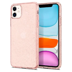 Чехол Spigen Liquid Crystal Glitter Rose Quartz для iPhone 11 076CS27182 - Фото 1