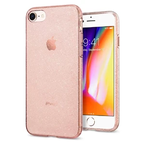 Чохол Spigen Liquid Crystal Glitter Rose Quartz для iPhone SE 3 | SE 2 | 8 | 7 042CS21419 - Фото 1