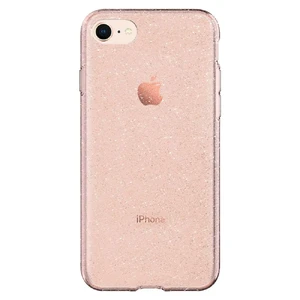 Чохол Spigen Liquid Crystal Glitter Rose Quartz для iPhone SE 3 | SE 2 | 8 | 7 - Фото 3