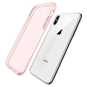 Чехол Spigen Liquid Crystal Glitter Rose Quartz для iPhone X | XS - Фото 4