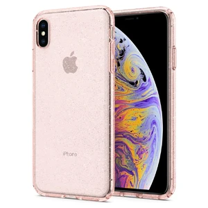 Чохол Spigen Liquid Crystal Glitter Rose Quartz для iPhone XS Max - Фото 5