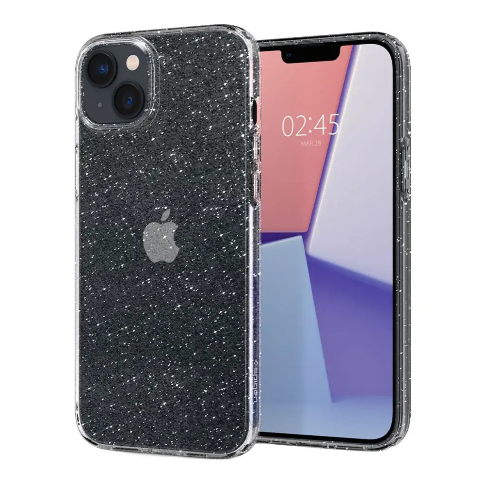 Силіконовий чохол Spigen Liquid Crystal для iPhone 14 Plus Glitter