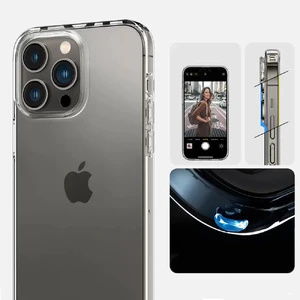 Силіконовий чохол Spigen Liquid Crystal для iPhone 14 Pro Clear - Фото 10