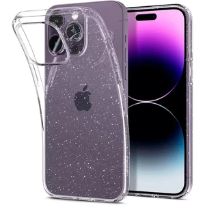 Силиконовый чехол Spigen Liquid Crystal Glitter для iPhone 14 Pro Max - Фото 3