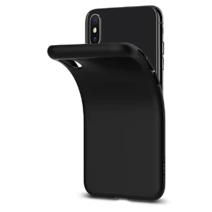 Чехол Spigen Liquid Crystal Matte Black для iPhone X | XS - Фото 5