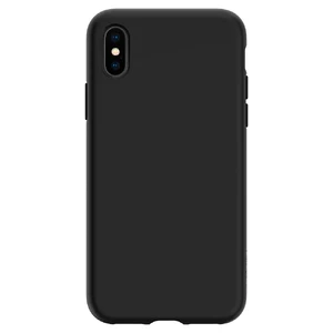 Чехол Spigen Liquid Crystal Matte Black для iPhone X | XS 057CS22119 - Фото 1