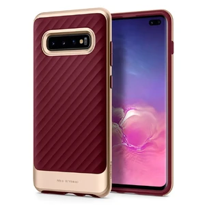 Противоударный чехол Spigen Neo Hybrid Burgundy для Samsung Galaxy S10 Plus 606CS25775 - Фото 1