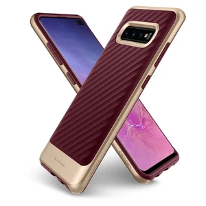 Противоударный чехол Spigen Neo Hybrid Burgundy для Samsung Galaxy S10 Plus - Фото 6