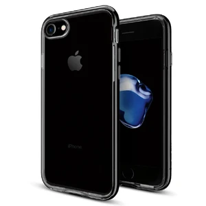 Чохол Spigen Neo Hybrid Crystal Jet Black для iPhone SE 3 | SE 2 | 8 | 7 - Фото 2