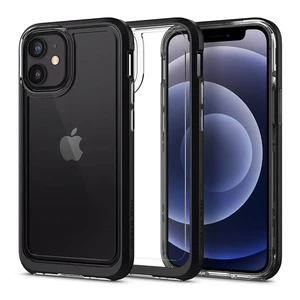 Защитный чехол Spigen Neo Hybrid Crystal Black для iPhone 12 | 12 Pro ACS01706 - Фото 1