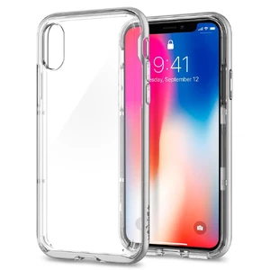 Чехол Spigen Neo Hybrid Crystal Satin Silver для iPhone X | XS - Фото 2