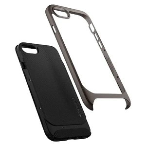 Чохол Spigen Neo Hybrid Herringbone Gunmetal для iPhone SE 3 | SE 2 | 8 | 7 - Фото 2