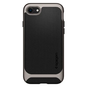 Чохол Spigen Neo Hybrid Herringbone Gunmetal для iPhone SE 3 | SE 2 | 8 | 7 - Фото 6