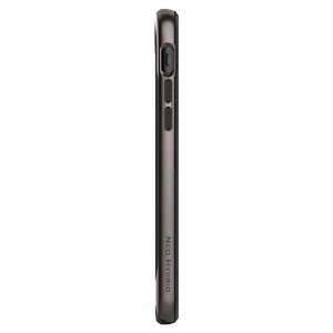 Чохол Spigen Neo Hybrid Herringbone Gunmetal для iPhone SE 3 | SE 2 | 8 | 7 - Фото 8