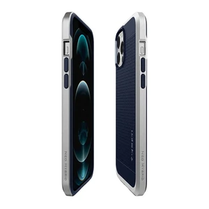 Защитный чехол Spigen Neo Hybrid Satin Silver для iPhone 12 Pro Max - Фото 2