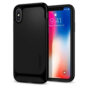 Чехол Spigen Neo Hybrid Jet Black для iPhone X | XS - Фото 2