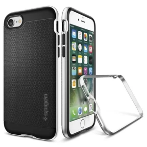 Чехол Spigen Neo Hybrid Satin Silver для iPhone SE 3 | SE 2 | 8 | 7 - Фото 2