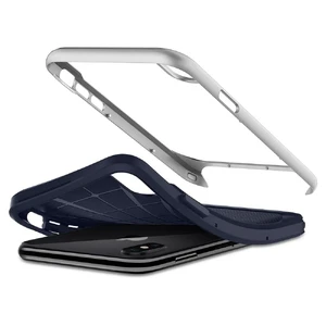 Чехол Spigen Neo Hybrid Satin Silver для iPhone X | XS - Фото 7